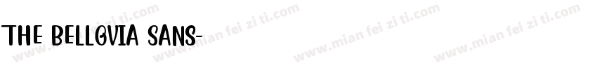 The Bellovia Sans字体转换